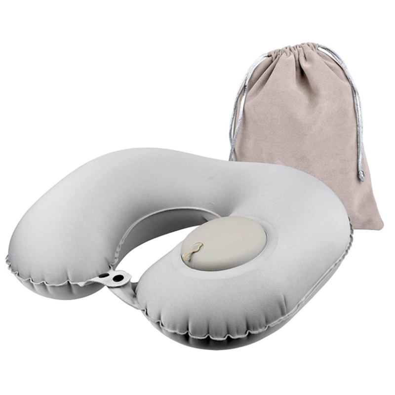 BESPORTBLE Portable Small Pillow Travel Neck Pillows Back Pillow for Office  Chair Portable Pillow Memory Foam Grey Adorable Pillow Neck Pillow for  Sleeping Convenient Nap Pillow Camping
